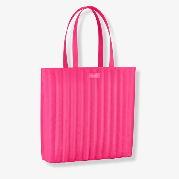 Kate Spade Large Tote Bag Quilted Pink NEW - Picture 1 of 4